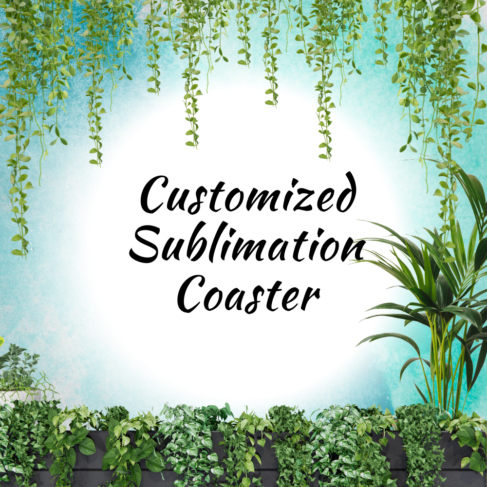 Customized Sublimation Coaster | Permanent Design
