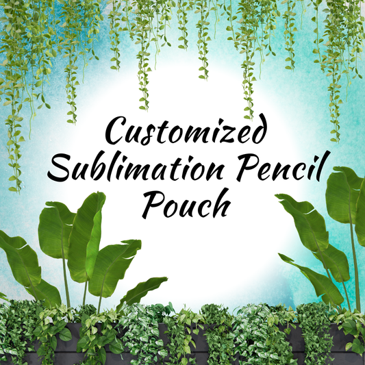 Customized Sublimation Pencil Pouch | Permanent Design