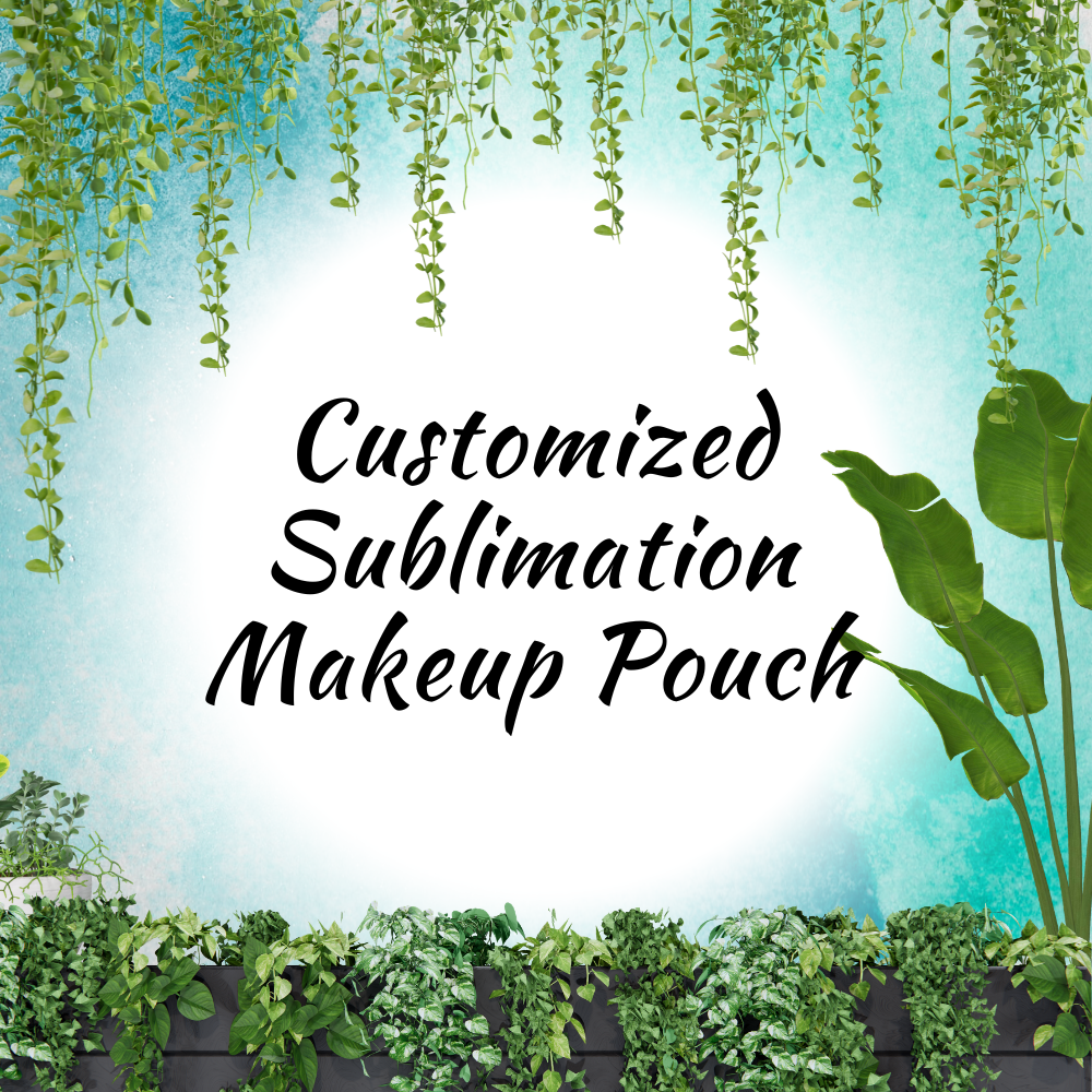 Customized Sublimation Makeup Pouch | Permanent Design