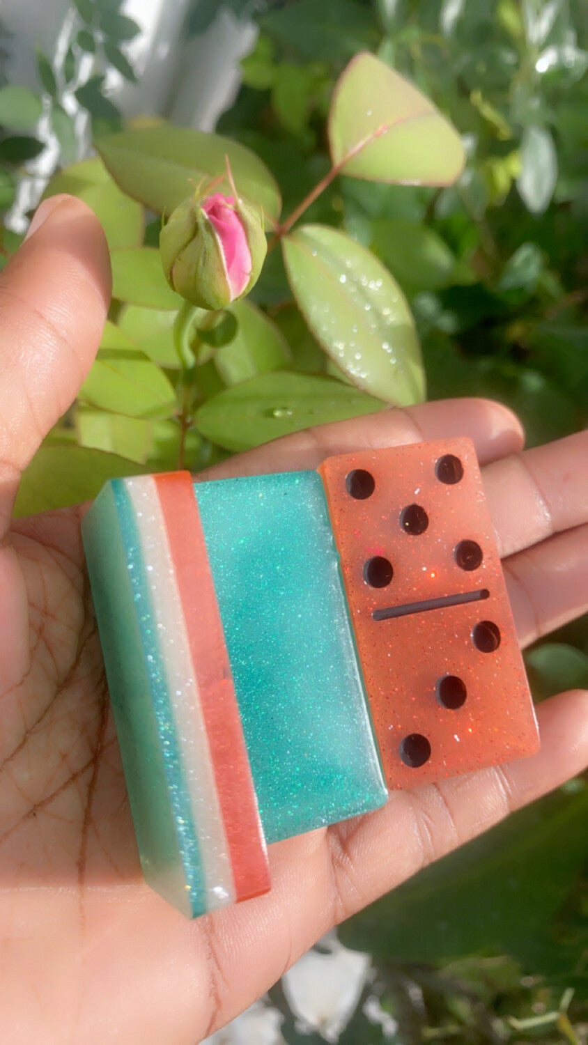 Watermelon Domino Resin
