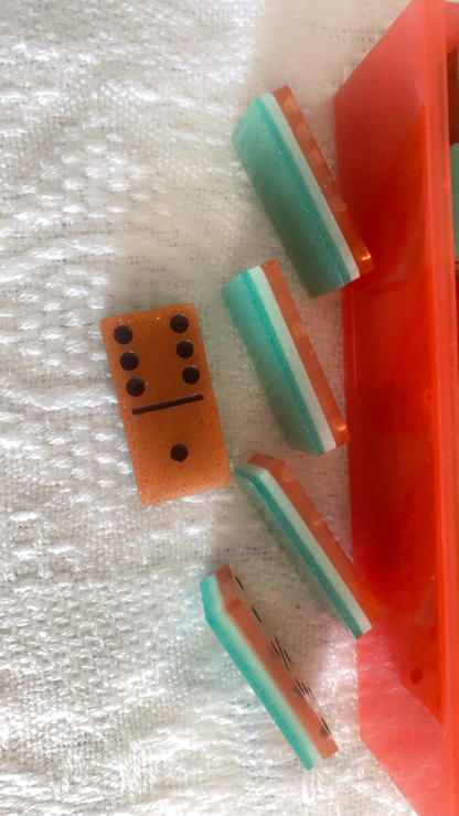 Watermelon Domino Resin