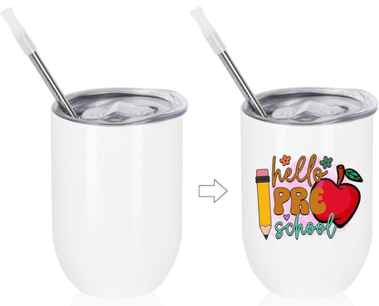 Customized 12oz Wine Tumbler | Permanent Design