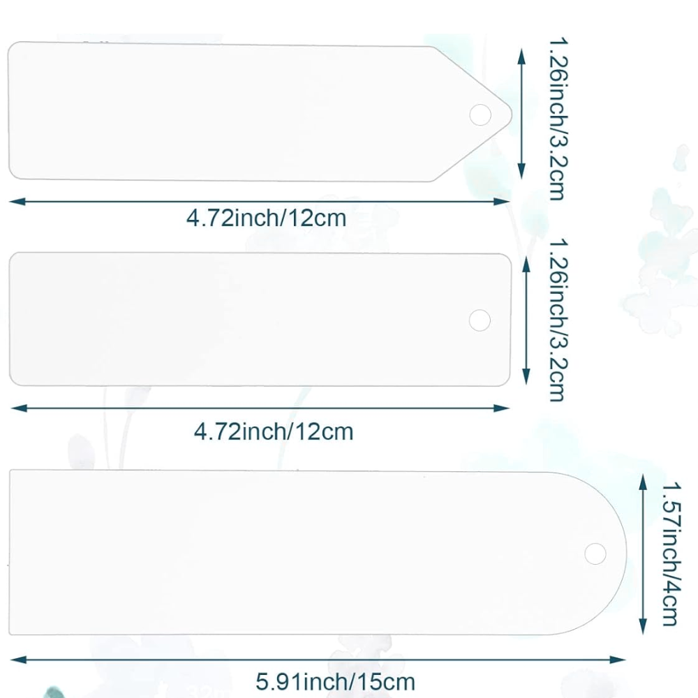 Customized Sublimation Bookmarks  | Permanent Design