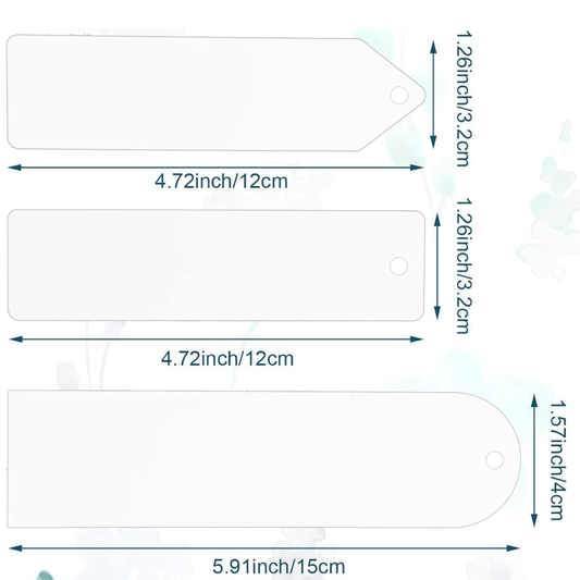 Customized Sublimation Bookmarks  | Permanent Design