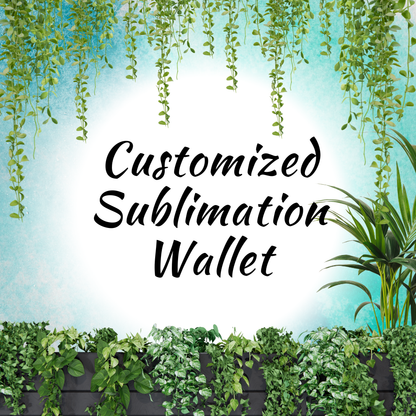 Customized Sublimation Male Wallet | Permanent Design