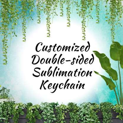 Customized Double-sided Sublimation Keychain | Permanent Design