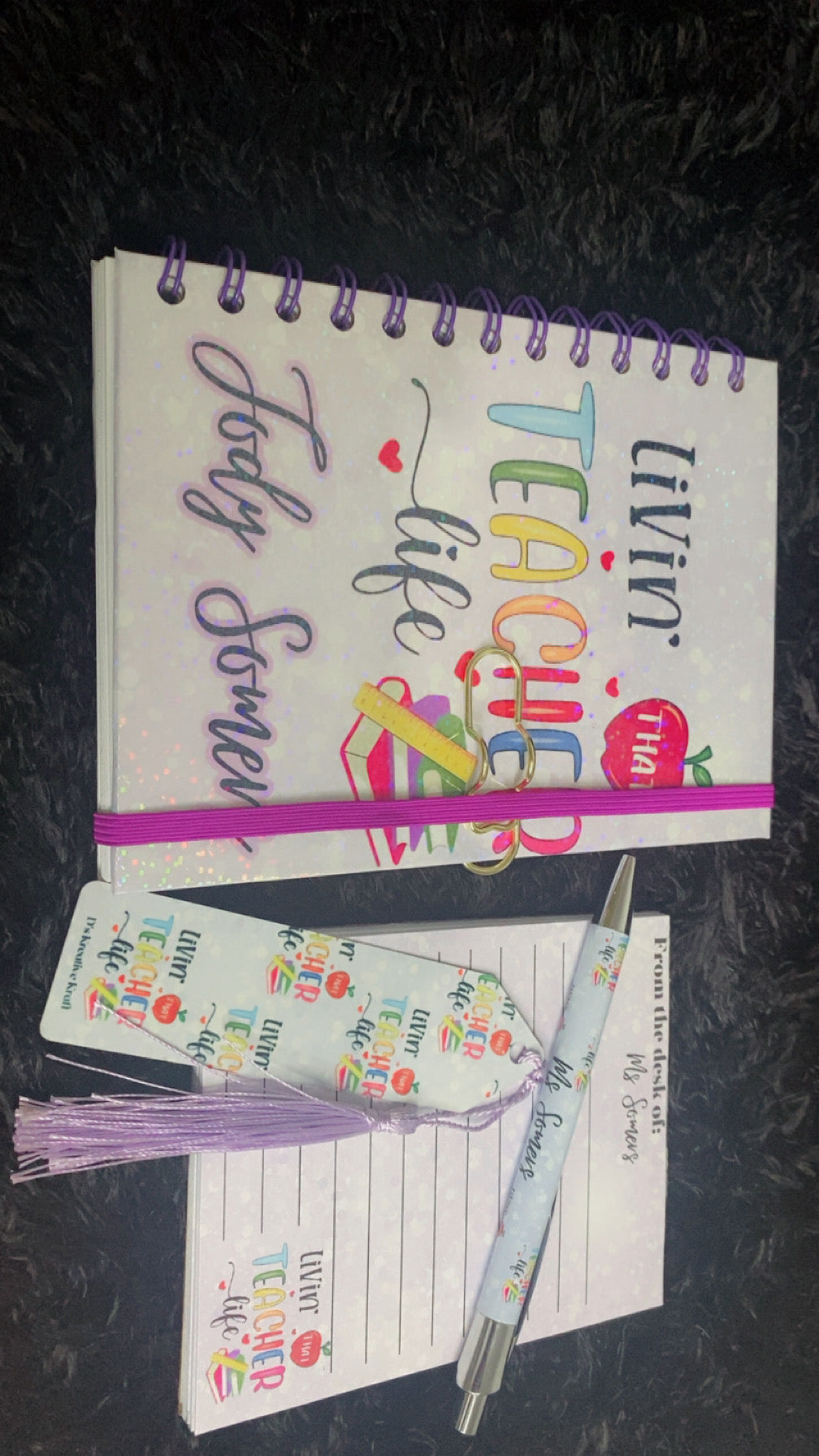 Teacher's Appreciation Day Gift Set | Journal, Notepad, Bookmark, Pen