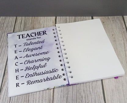 Teacher's Appreciation Journals | She Believed She Could Change The World So She Became A Teacher